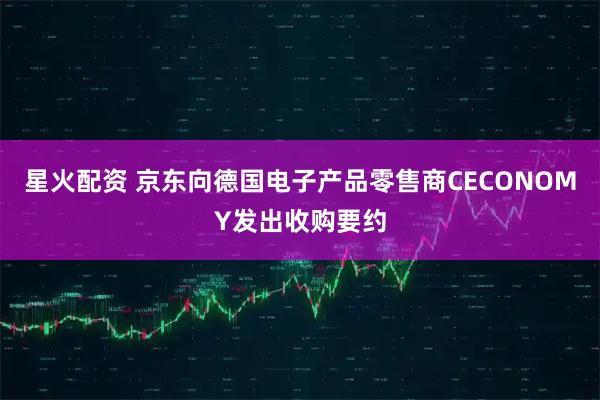 星火配资 京东向德国电子产品零售商CECONOMY发出收购要约